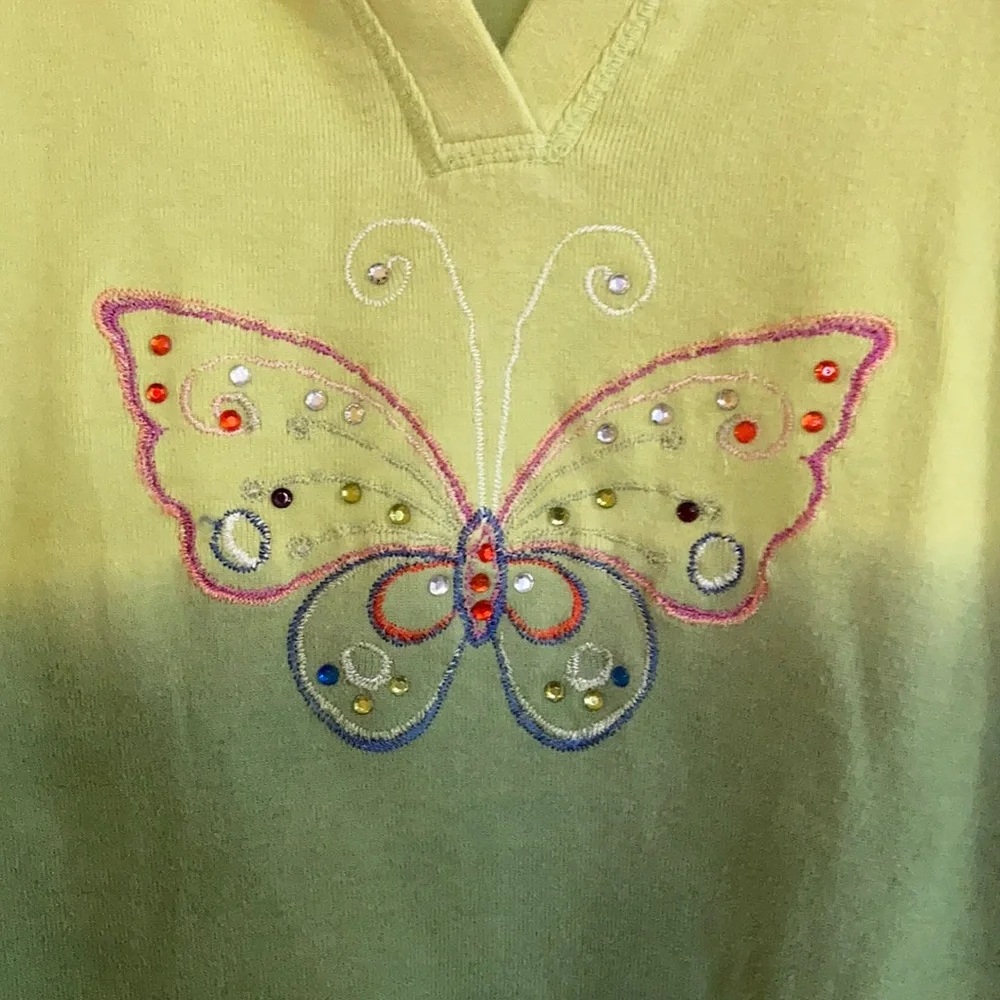 🎉Price Drop! Girl L(10/12) The Children’s Place Butterfly Shirt